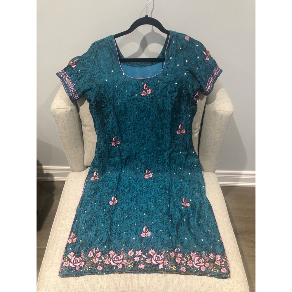 Turquoise Salwar suit